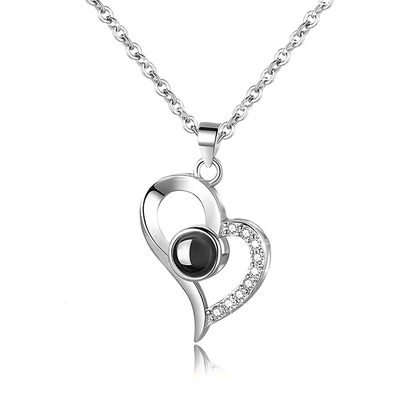 Customized Love Projection Necklace