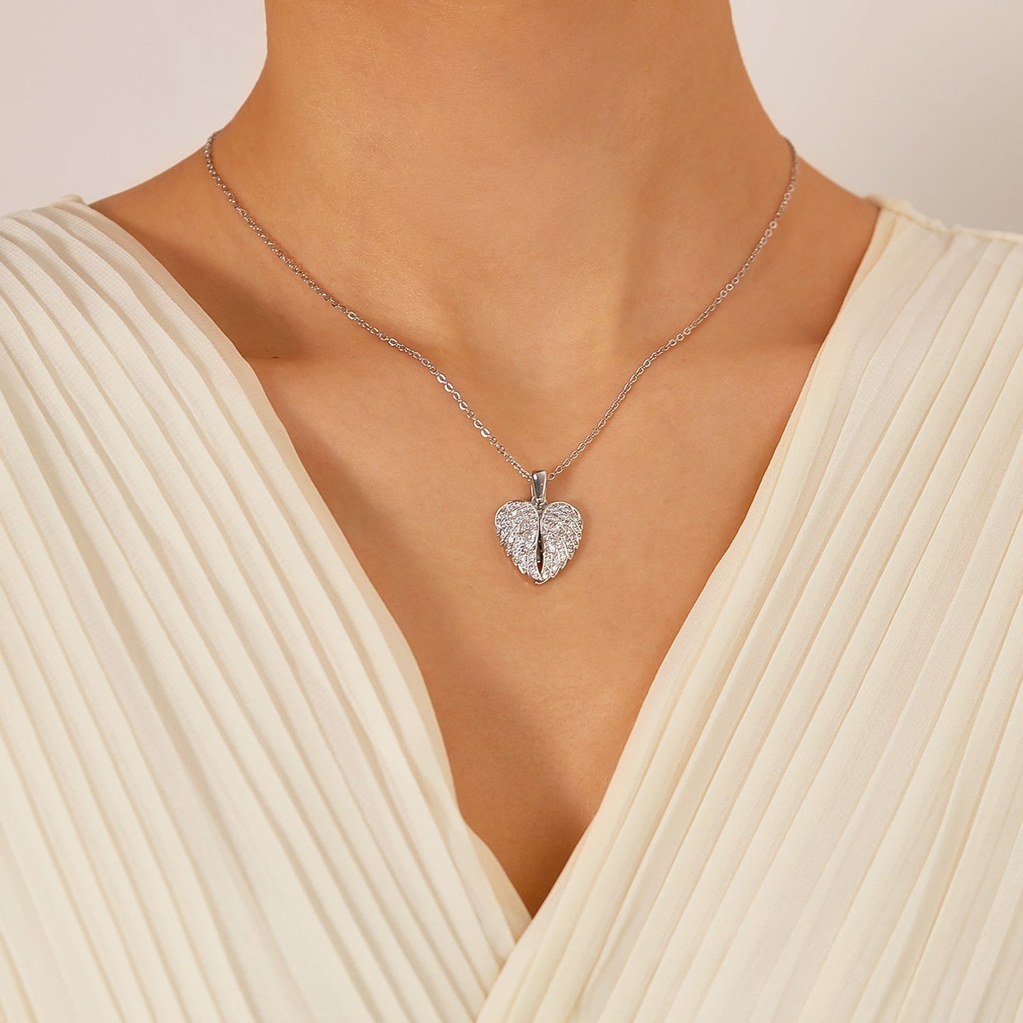 Custom My Angel Necklace with Engraving