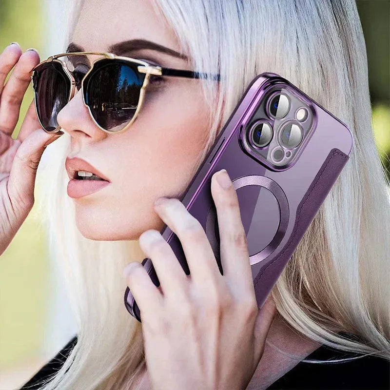Custom Flip Leather Phone Case For iPhone
