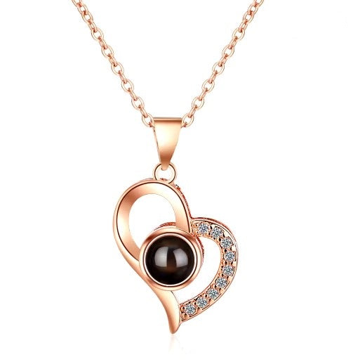 Customized Love Projection Necklace