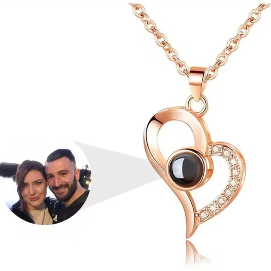 Customized Love Projection Necklace