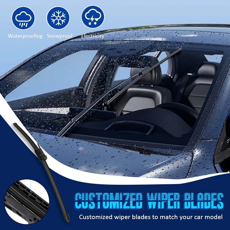Customized wiper blades to match your car model (1 pair)