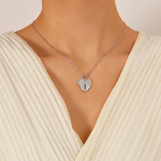 Custom My Angel Necklace with Engraving